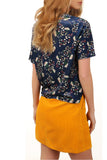 Statement Velvet Print Top