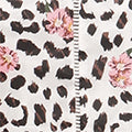 Animal Print Floral Maxi Dress