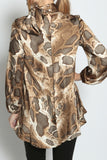 Full Sleeve Tie Neck Blouse