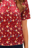 Flower Print Top