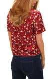 Flower Print Top