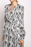Full Sleeve Maxi Wrap Dress