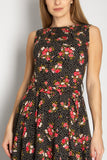 Floral Ditsy Dot Sleeveless Dress