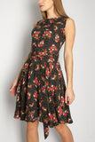 Floral Ditsy Dot Sleeveless Dress